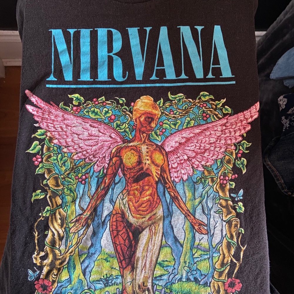 Nirvana in utero tshirt